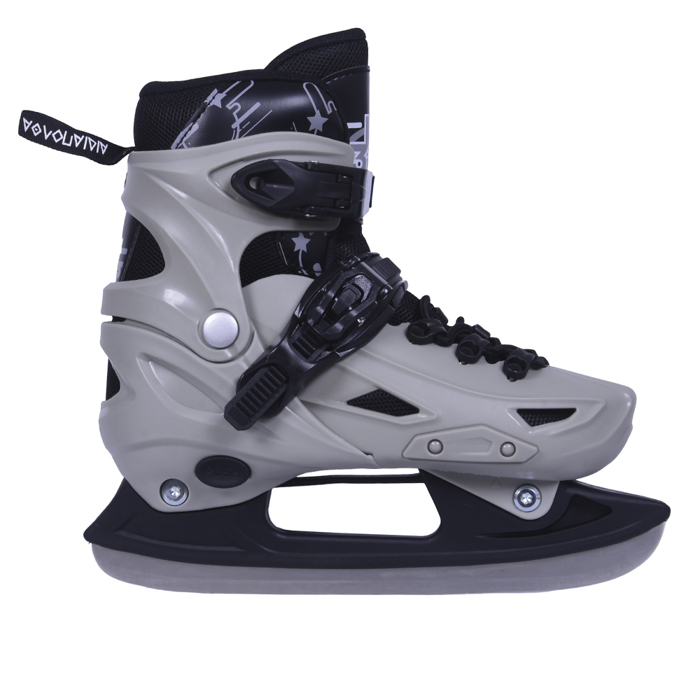 3K Adjustable Kids Inline/Roller Skates/Ice Skates 3 in 1 - Gray 3K Afxomeioumena Patinia/Roller Skates/Pagpedila 3 se 1 - Ggri