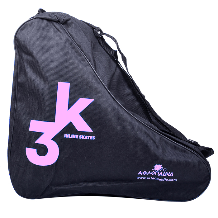 3K Adjustable Kids Inline/Roller Skates/Ice Skates 3 in 1 - Pink 3K Afxomeioumena Patinia/Roller Skates/Pagpedila 3 se 1 - Roz