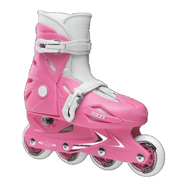 ROCES Orlando III Adjustable Kids Inline Skates - Pink/White ROCES Orlando III Adjustable Kids Inline Skates - Pink/White