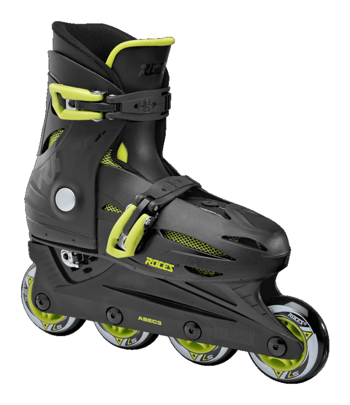 Roces Orlando 4.0 Inline Skates me Prostateftika kai Kranos, Mavro Laim