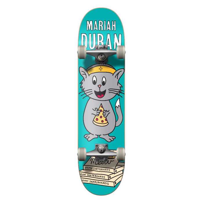 MEOW Mariah Duran whiskers complete skateboard 8'' - Multi