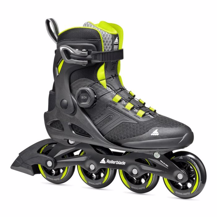 ROLLERBLADE Macroblade 84 BOA Patinia - Black/Lime