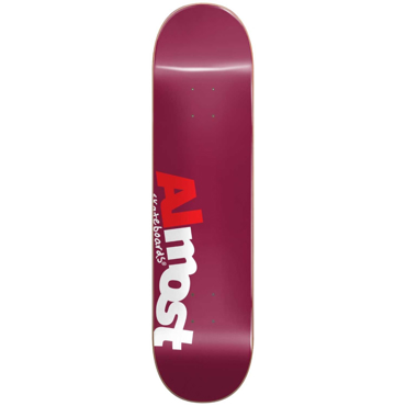 ALMOST Most HYB Skateboard Deck - Burgunndy ALMOST Most HYB Skateboard Deck - Burgunndy