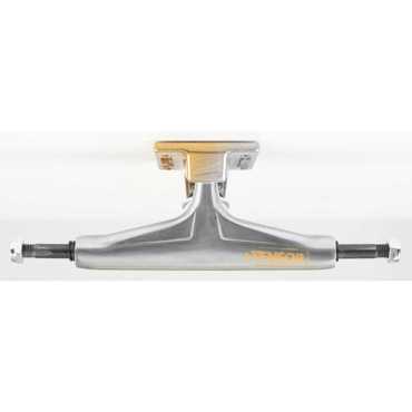 TENSOR Alum Stencil Mirror Trucks - Raw/Gold Fade TENSOR Alum Stencil Mirror Trucks - Raw/Gold Fade