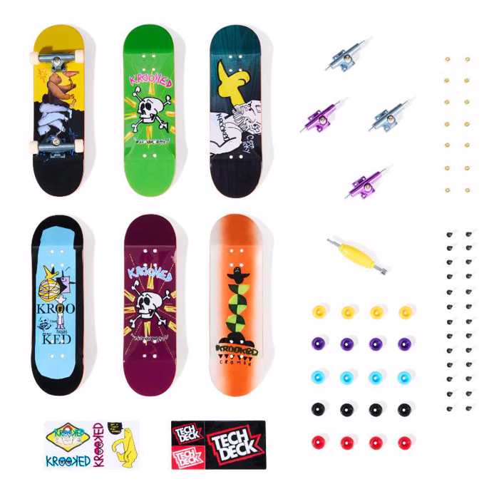 TECH DECK Sk8 shop bonus pack (perilambanei 6 sanidakia)