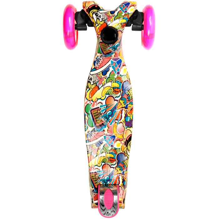 ATHLOPAIDIA Scooter with 3 Led Wheels, #10 AThLOPAIDIA Patini (Scooter) 3troxo, me Fotizomena Rodakia, #10