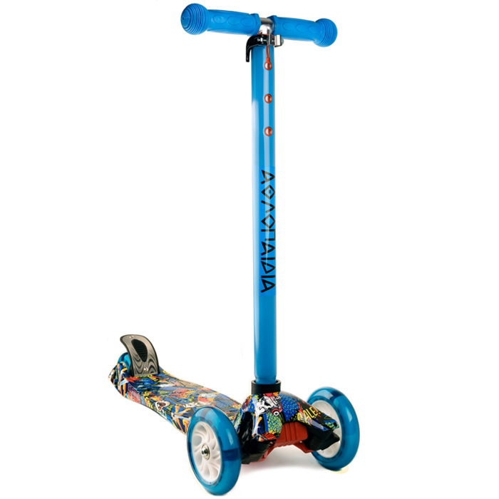 ATHLOPAIDIA Scooter with 3 Led Wheels, #11 AThLOPAIDIA Patini (Scooter) 3troxo, me Fotizomena Rodakia, #11