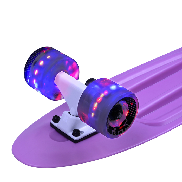 ATHLOPAIDIA Vinyl Board Light Up Colorful Wheels AThLOPAIDIA Sanida Binuliou me Led Fotakia stis Rodes