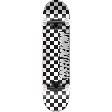 SPEED DEMONS checkers soft top complete skateboard 7.25'' - Μαύρο/Ασπρο SPEED DEMONS checkers soft top complete skateboard 7.25'' - Μαύρο/Ασπρο