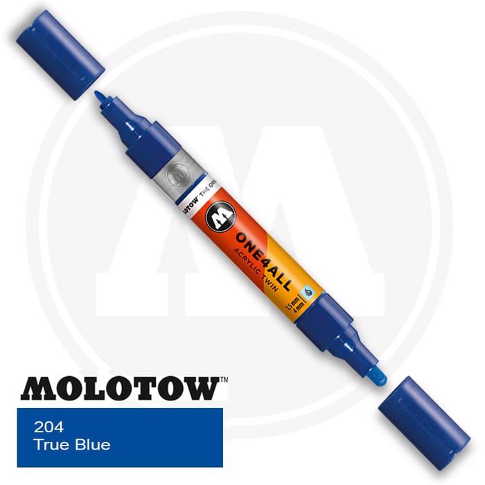 Markadoros Molotow One 4All Twin 204 True blue