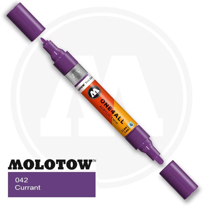 Markadoros Molotow One 4All Twin, 042 Currant