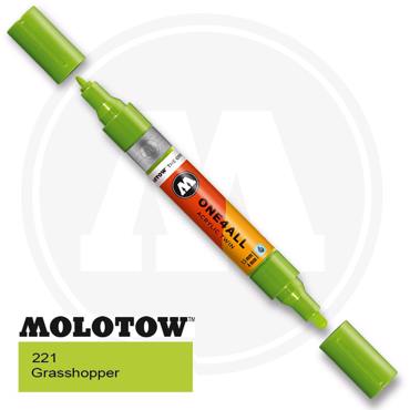 MOLOTOW Μαρκαδόρος One 4All Twin 221 - Grasshopper