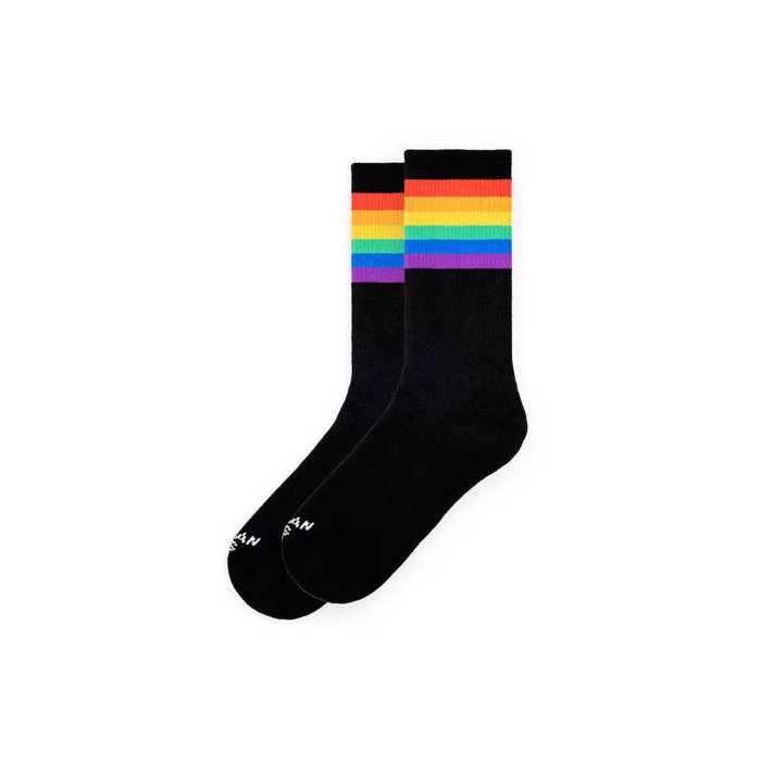 American Socks Rainbow Pride Kaltses - Mid High, One Size