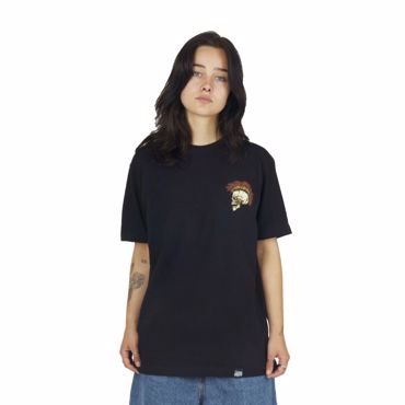 AMERICAN SOCKS Punks not Dead T-Shirt - Black