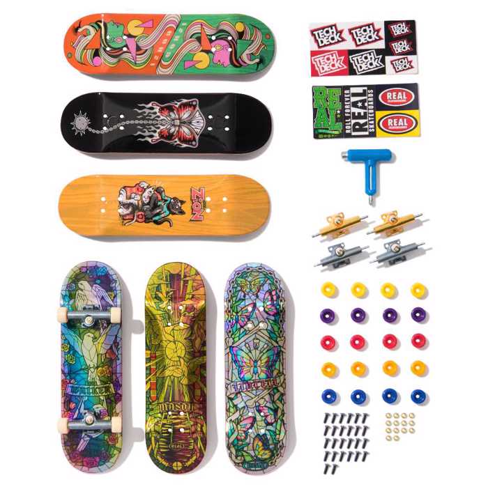 TECH DECK Sk8 shop bonus pack (perilambanei 6 sanidakia)