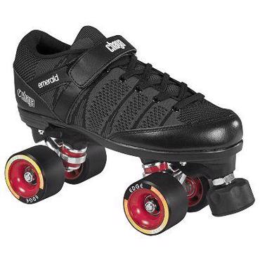 CHAYA Derby Emerald Hard Quad Roller Skates - Black