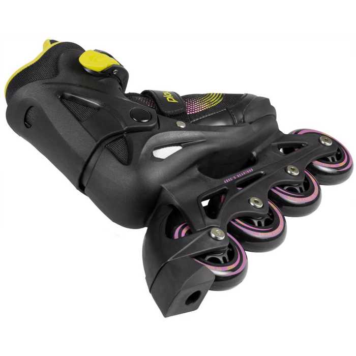 PLAYLIFE Joker Yellow Adjustable Kids Inline Skates - Black/Yellow PLAYLIFE Joker Yellow Afxomeioumena Patinia - Mavro/Kitrino