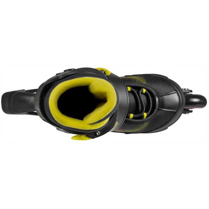 PLAYLIFE Joker Yellow Adjustable Kids Inline Skates - Black/Yellow PLAYLIFE Joker Yellow Afxomeioumena Patinia - Mavro/Kitrino