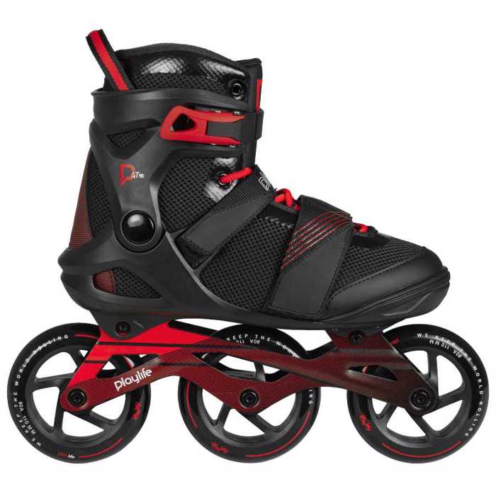 PLAYLIFE GT Black 110 Inline Skates - Black PLAYLIFE GT Black 110 Patinia - Mavro
