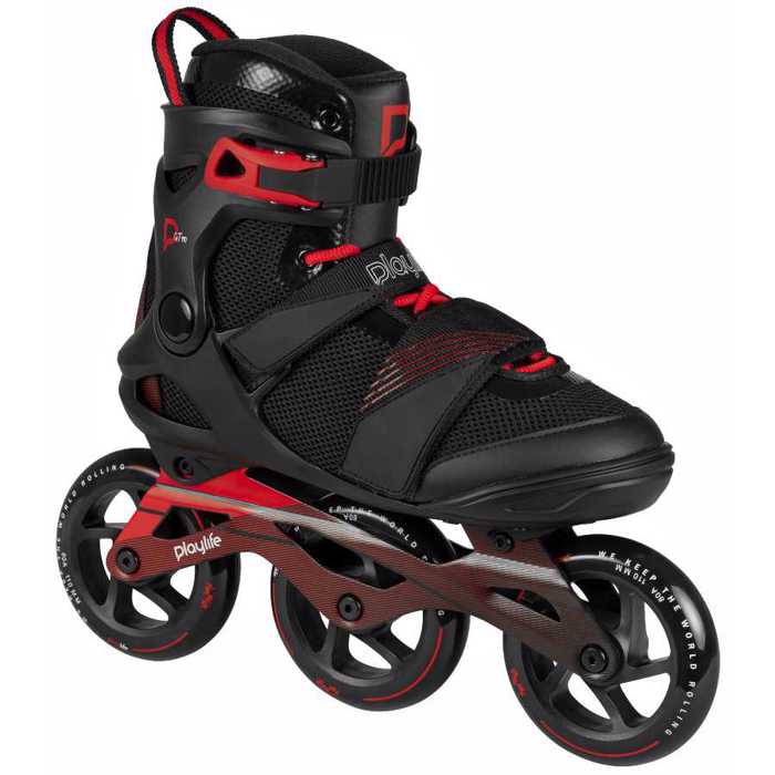 PLAYLIFE GT Black 110 Inline Skates - Black PLAYLIFE GT Black 110 Patinia - Mavro