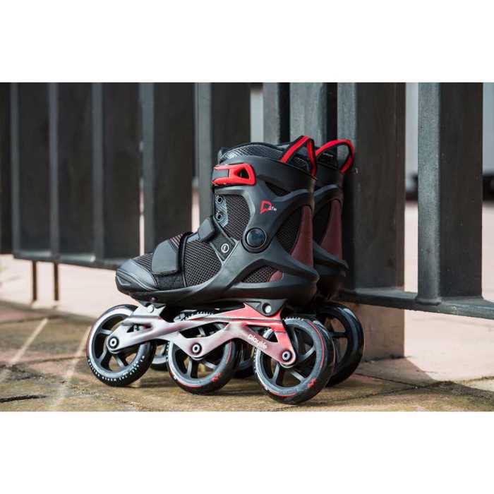 PLAYLIFE GT Black 110 Inline Skates - Black PLAYLIFE GT Black 110 Patinia - Mavro