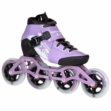 POWERSLIDE 3X Evo Adjustable In-line Skates - Lavender/White POWERSLIDE 3X Evo Adjustable In-line Skates - Lavender/White