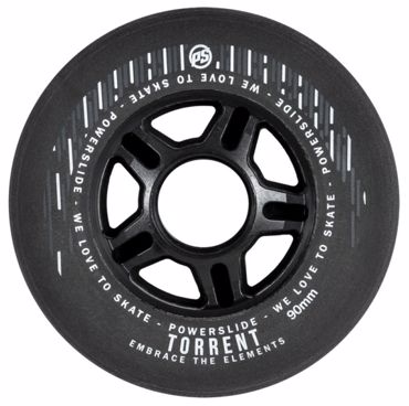 Powerslide 90mm/84Α Torrent Rain Wheels - Black Powerslide 90mm/84Α Torrent Rain Wheels - Black