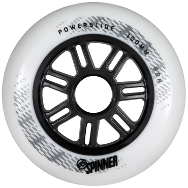 POWERSLIDE 100mm/88Α Spinner Wheels - White POWERSLIDE 100mm/88Α Spinner Wheels - White
