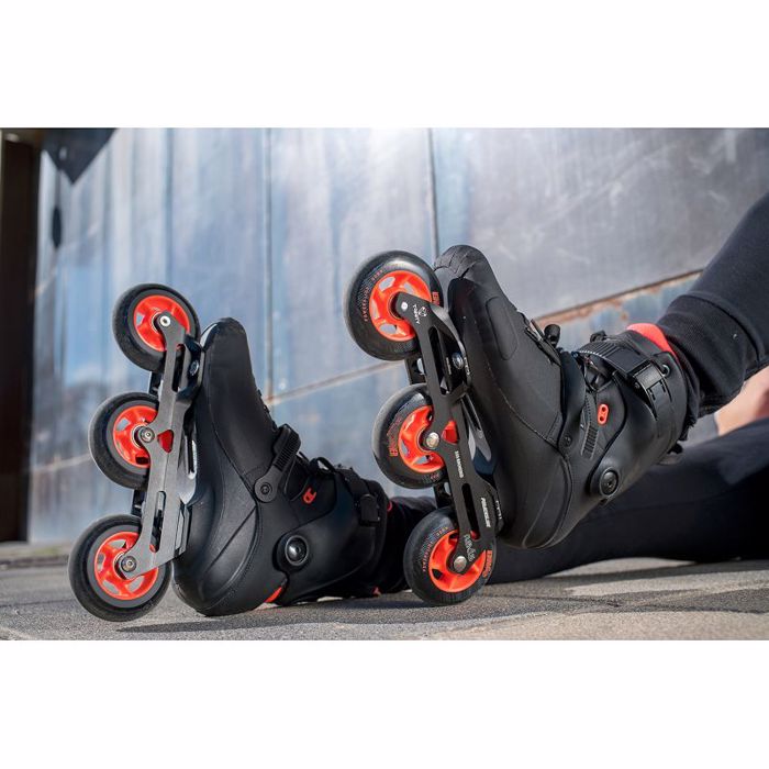 Inline Skates Powerslide Kaze 90 Black