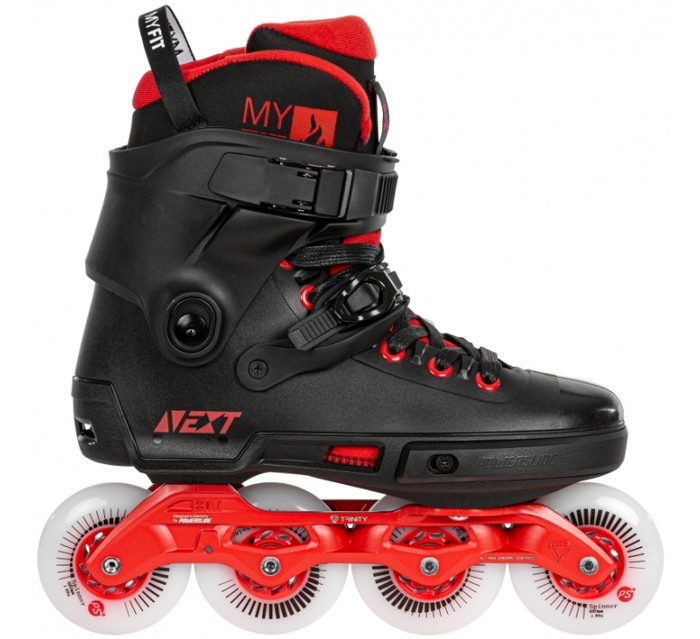 POWERSLIDE Next Black Red 80 Urban Patinia - Mavro/Kokkino