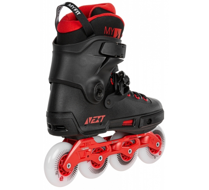 POWERSLIDE Next Black Red 80 Urban Patinia - Mavro/Kokkino