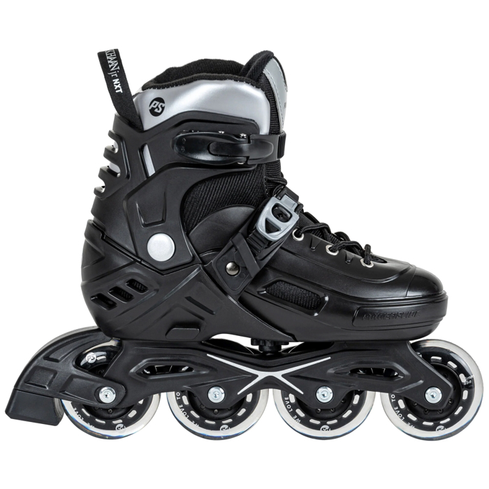 POWERSLIDE Khaan Junior NXT Black adj. Patinia Afxomeioumena - Mavro/Asimi