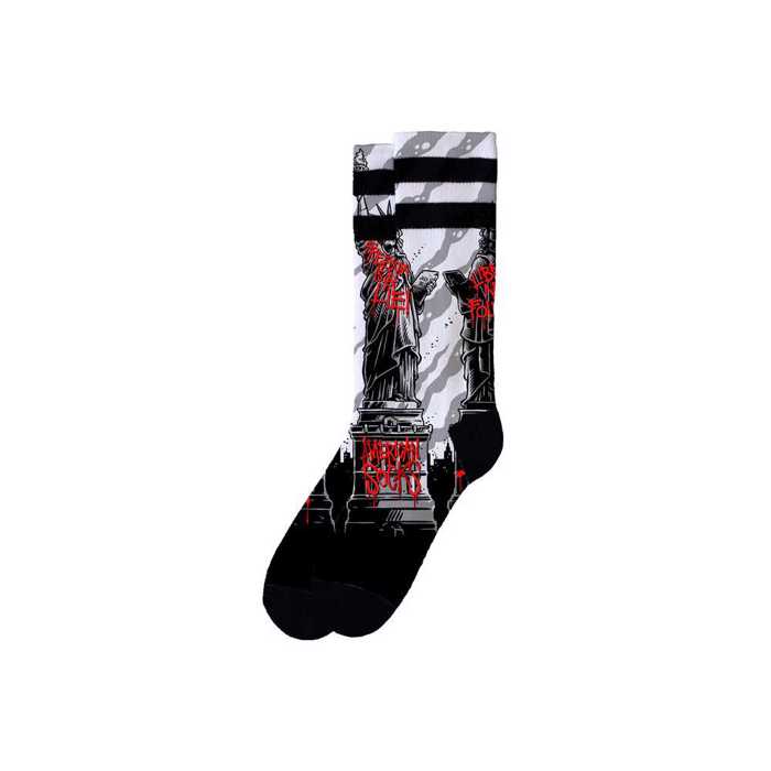 AMERICAN SOCKS Signature Freedom is a lie Kaltses - Mid High