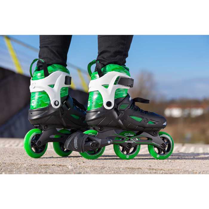 POWERSLIDE Phuzion Universe Adjustable In-line Skates - Green POWERSLIDE Phuzion Universe Afxomeioumena Patinia - Prasino