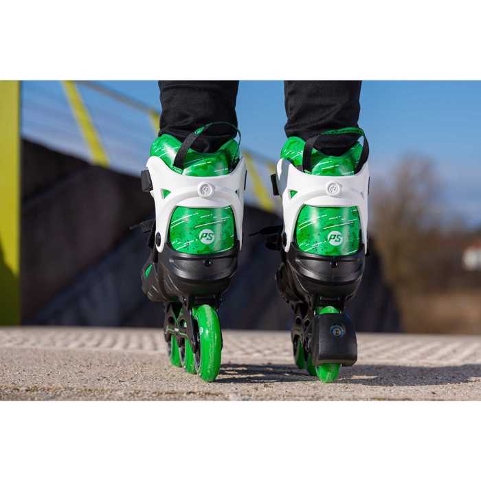 POWERSLIDE Phuzion Universe Adjustable In-line Skates - Green POWERSLIDE Phuzion Universe Afxomeioumena Patinia - Prasino