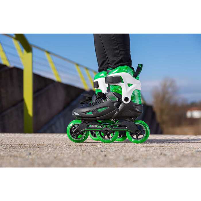 POWERSLIDE Phuzion Universe Adjustable In-line Skates - Green POWERSLIDE Phuzion Universe Afxomeioumena Patinia - Prasino