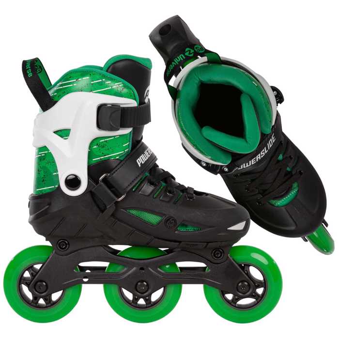 POWERSLIDE Phuzion Universe Adjustable In-line Skates - Green POWERSLIDE Phuzion Universe Afxomeioumena Patinia - Prasino