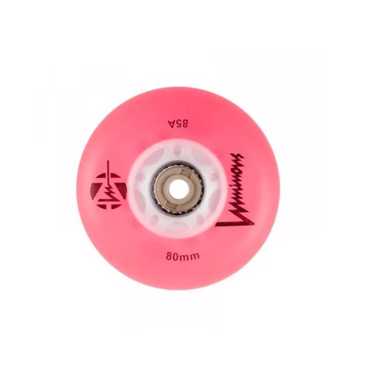 Luminous 80χιλ./85A Ροδάκι Led - Pοζ (4αδα)