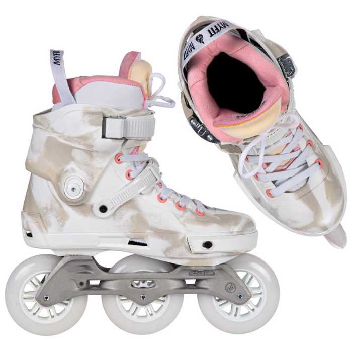 POWERSLIDE Next Marble Pink 100 Inline Skates - Pink POWERSLIDE Next Marble Pink 100 Patinia - Roz