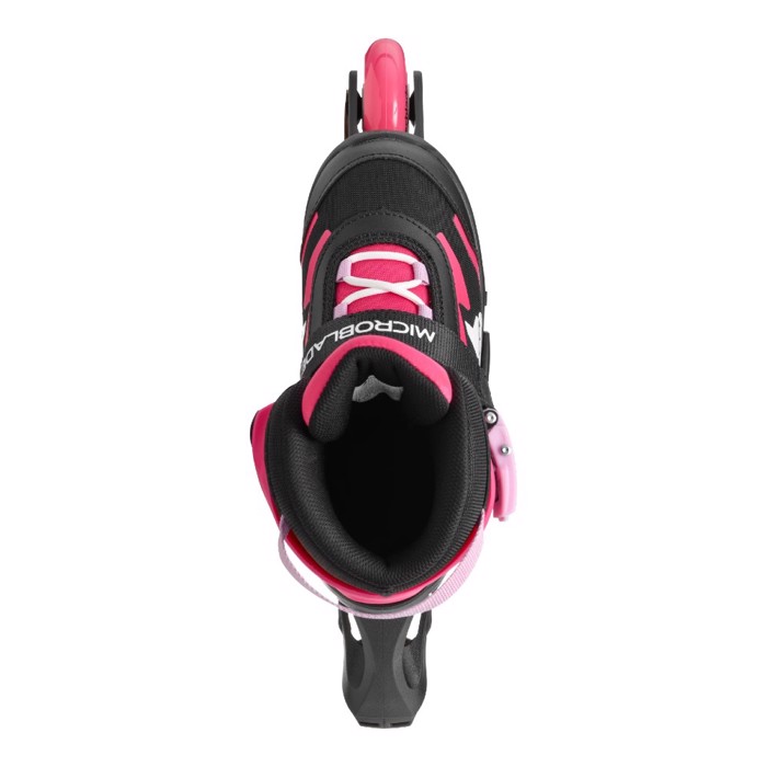 ROLLERBLADE Microblade Adjustable Inline Skates - Black/Pink ROLLERBLADE Microblade Afxomeioumena Patinia - Mavro/Roz