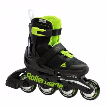 ROLLERBLADE Microblade Αυξομειούμενα Πατίνια - Black/Green ROLLERBLADE Microblade Αυξομειούμενα Πατίνια - Black/Green