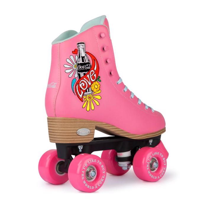 Roller Skates - Quads Rookie Coca-Cola Love, Pink