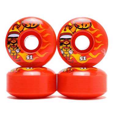 SPEED DEMONS Hot Shot 51χιλ. Ροδάκια- Πορτοκαλί SPEED DEMONS Hot Shot 51χιλ. Ροδάκια- Πορτοκαλί