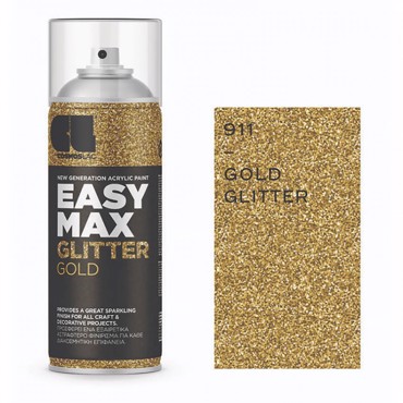 Spray Easy Max 400ml, Glitter Gold, No 911