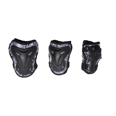 Yvolution Neon  Kids Protective Pads - Grey