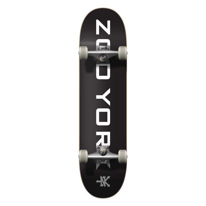 ZOO YORK OG 95 Logo Block Complete Skateboard 7.75'' - Mavro/Lefko