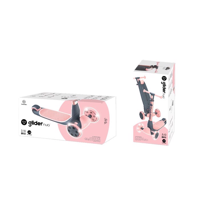 YVOLUTION YGlider NUA 3rodo Patini - Roz